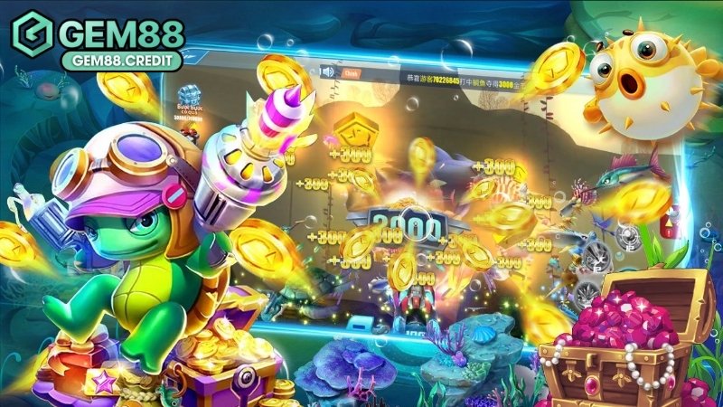 Sức hút mãnh liệt từ sảnh game Bắn cá Gem88